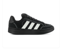 adidas Black & White Low-Top Sneakers with Black Sole