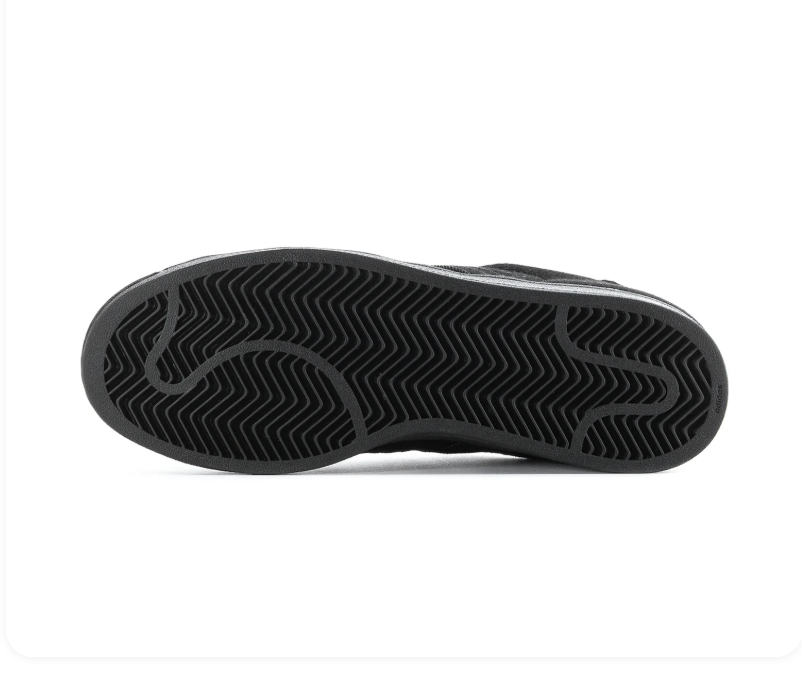 adidas Superstar Black Textured Shell-Toe Sneakers with White Laces