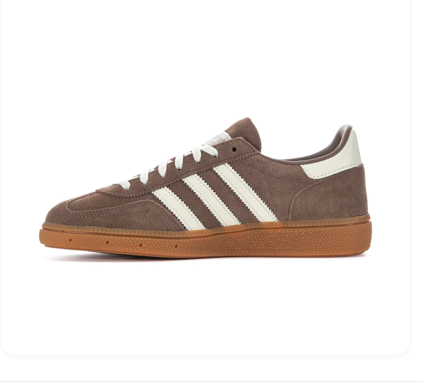 adidas Handball Spezial Brown & Cream Sneakers with Gum Sole