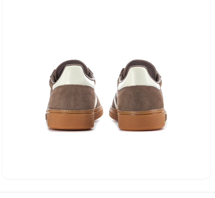 adidas Handball Spezial Brown & Cream Sneakers with Gum Sole