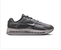Nike Air Max Grey & Charcoal Sneakers with Silver Swoosh