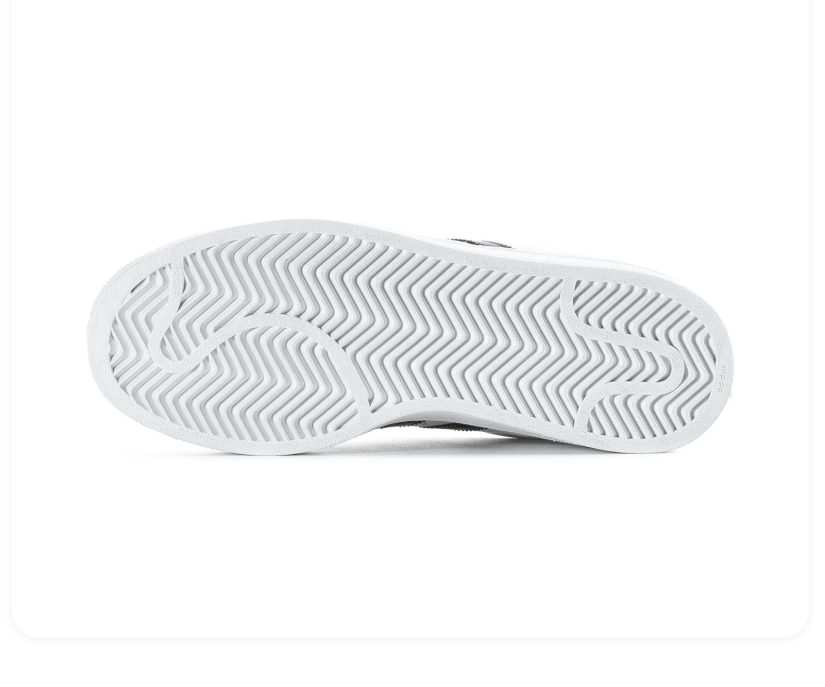 adidas Superstar White & Black Shell-Toe Sneakers