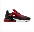 Nike Air Max 270 Red & Black Sneakers with White Accents