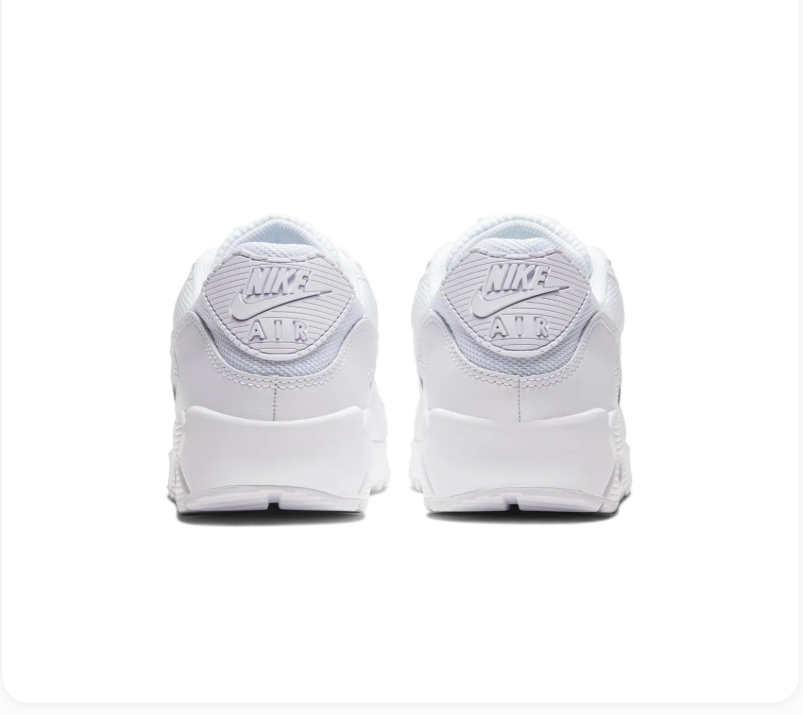 Nike Air Max 90 All-White Sneakers
