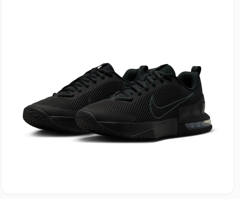 Nike Air Max All-Black Mesh Low-Top Sneakers