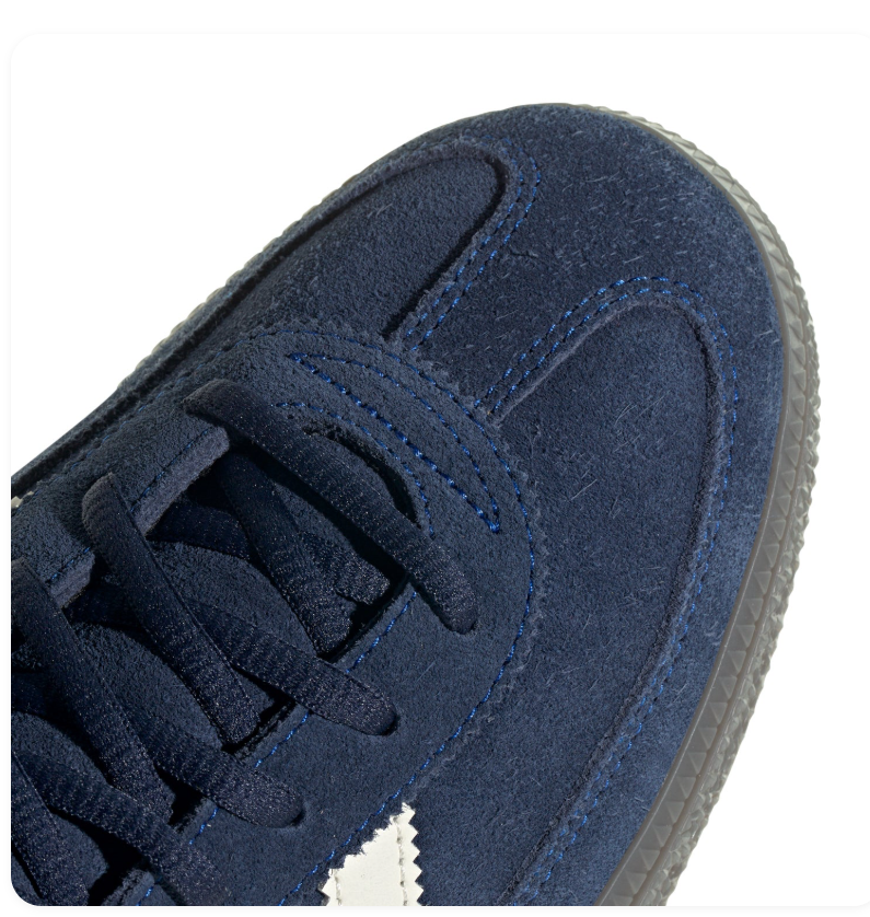 adidas Handball Spezial Navy & Cream Sneakers with Dark Grey Sole