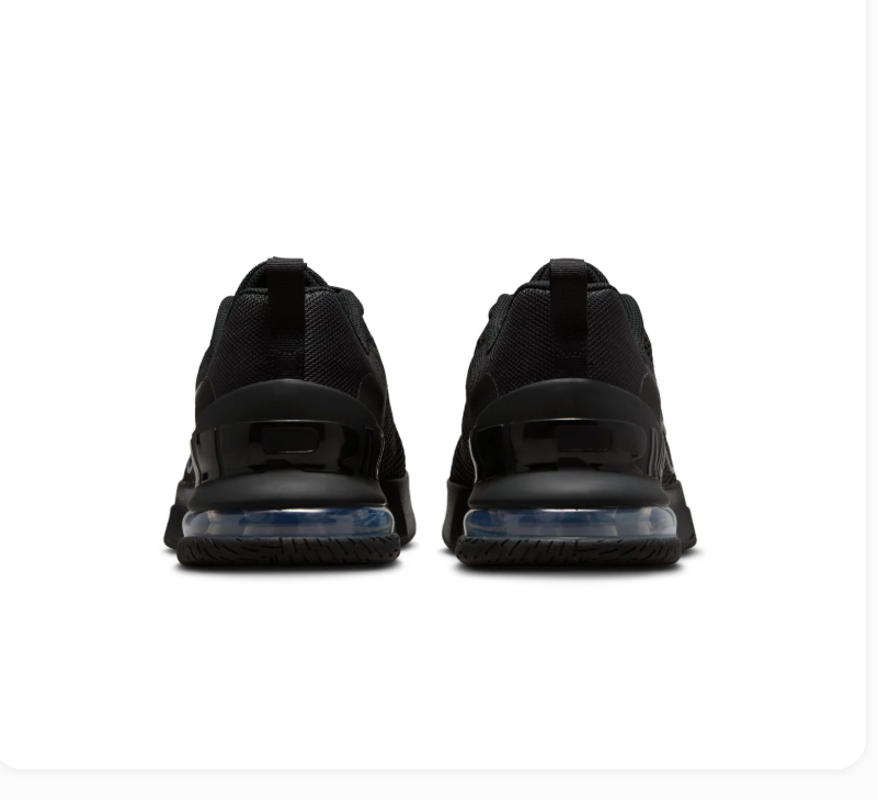 Nike Air Max All-Black Mesh Low-Top Sneakers