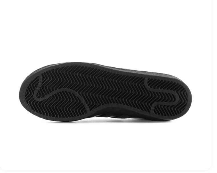 adidas Black Glossy Low-Top Sneakers with Orange Accents