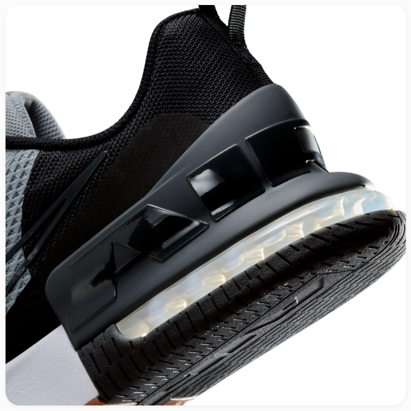 Nike Air Max Grey & Black Mesh Sneakers with Gum Outsole