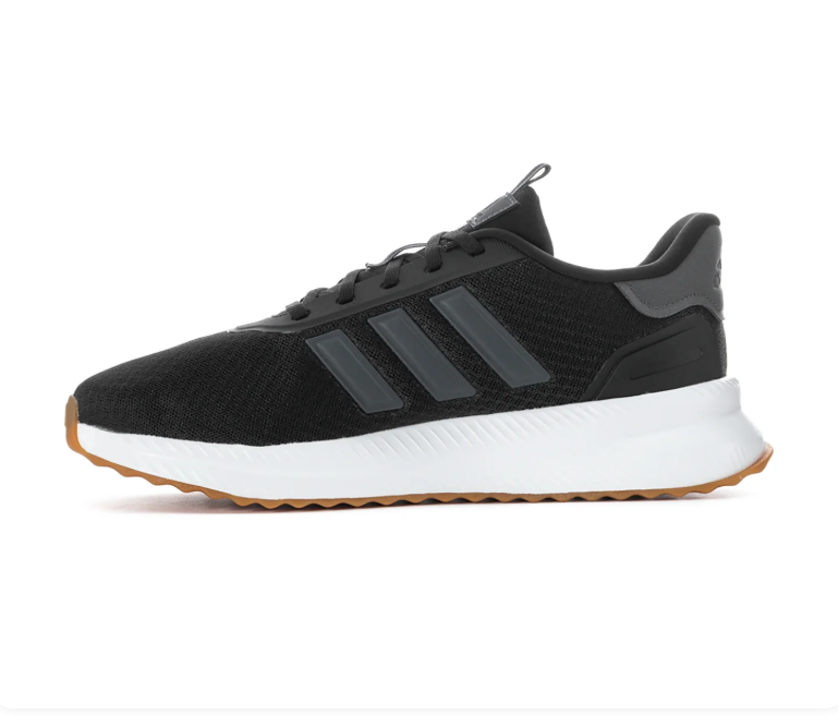 adidas Black & Grey Mesh Sneakers with White Midsole & Gum Outsole