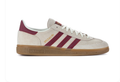 adidas Handball Spezial Cream & Burgundy Sneakers with Gum Sole