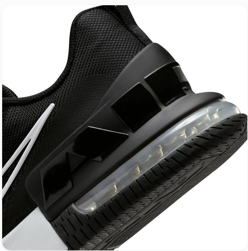 Nike Air Max Black & White Mesh Sneakers with Outline Swoosh