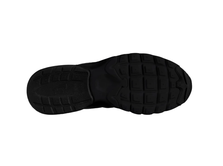 Nike Air Max Black Mesh Sneakers with Light Grey Swoosh
