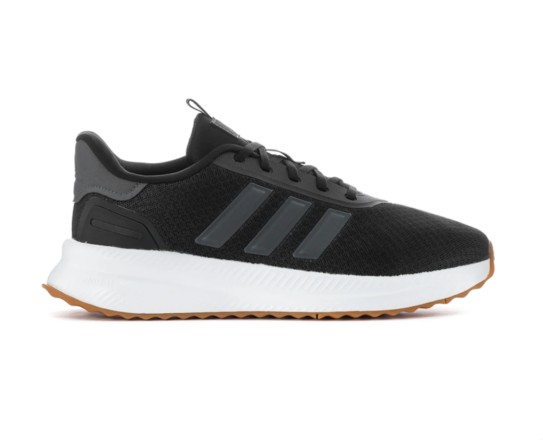 adidas Black & Grey Mesh Sneakers with White Midsole & Gum Outsole