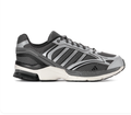 adidas Grey & Silver Mesh Sneakers with White Midsole