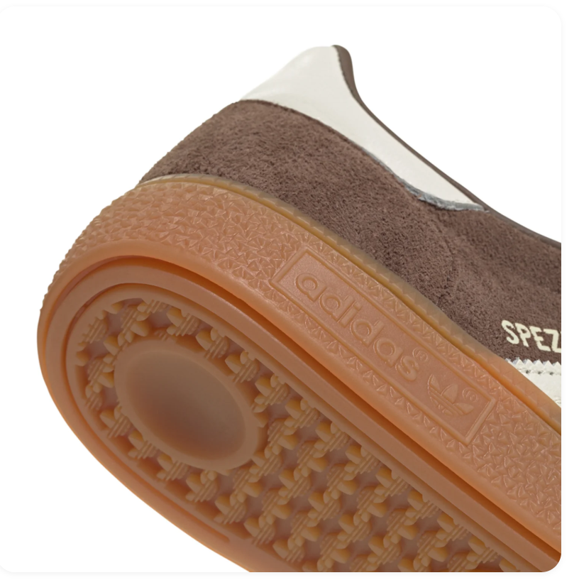 adidas Handball Spezial Brown & Cream Sneakers with Gum Sole