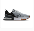 Nike Air Max Grey & Black Mesh Sneakers with Gum Outsole