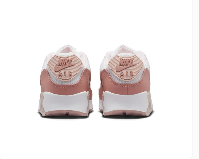 Nike Air Max 90 White & Dusty Rose Sneakers