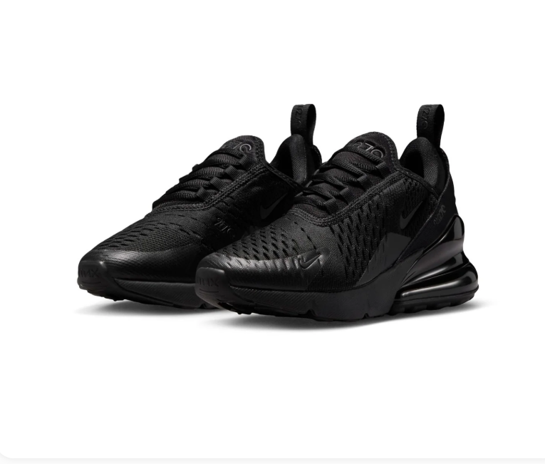 Nike Air Max 270 All-Black Mesh Sneakers