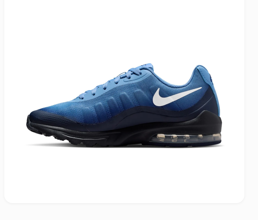 Nike Air Max Blue Gradient & Black Sneakers