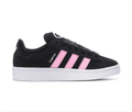 adidas Campus Black & Light Pink Sneakers with White Sole