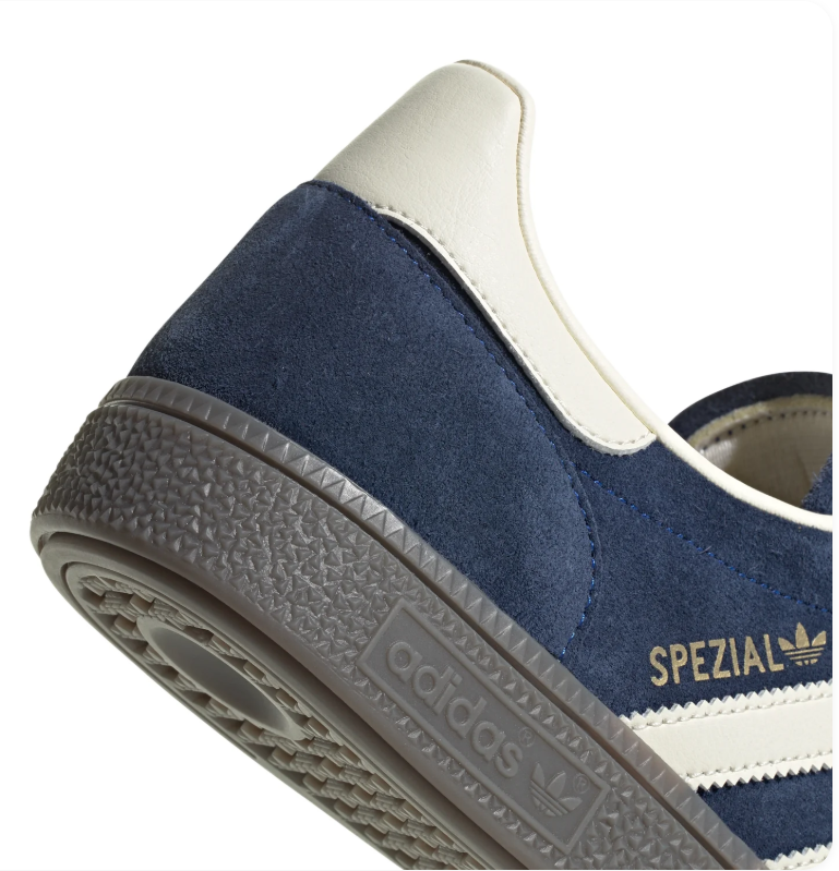 adidas Handball Spezial Navy & Cream Sneakers with Dark Grey Sole
