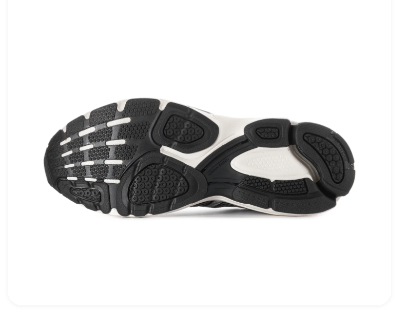 adidas Grey & Silver Mesh Sneakers with White Midsole