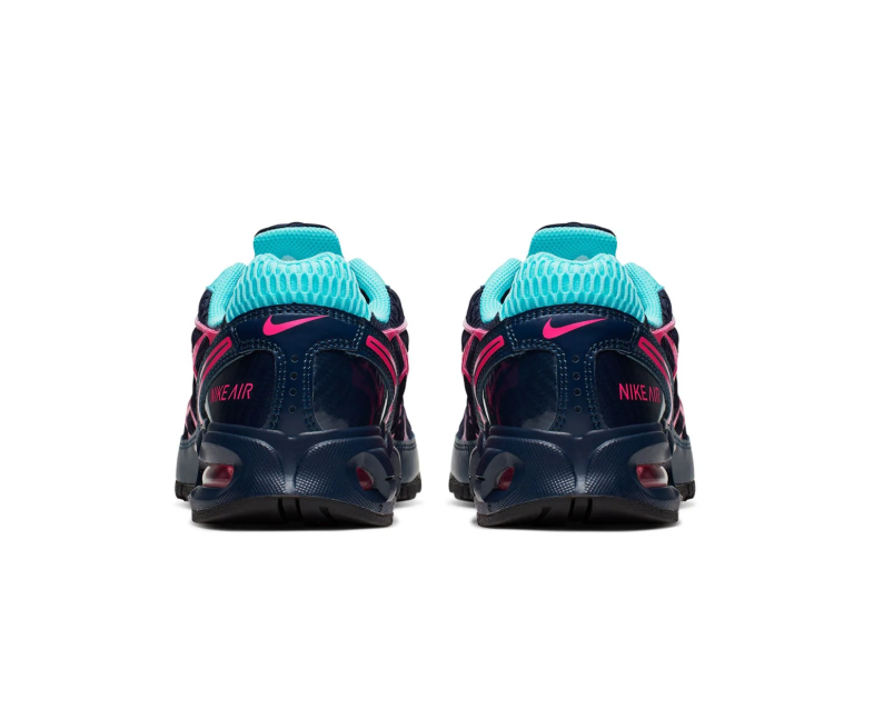 Nike Air Max Torch 4 Navy Sneakers with Aqua & Hot Pink Accents