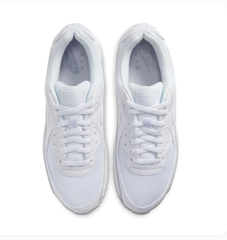 Nike Air Max 90 All-White Sneakers
