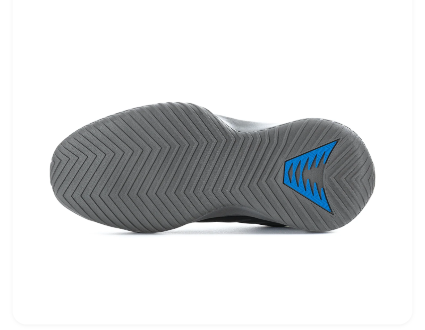 adidas Black & Grey Sneakers with Bright Blue Accents