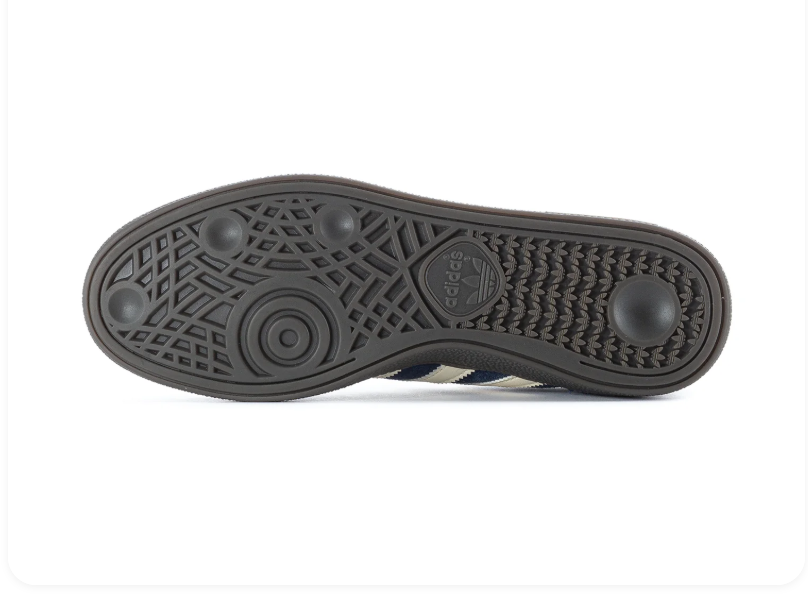 adidas Handball Spezial Navy & Cream Sneakers with Dark Grey Sole