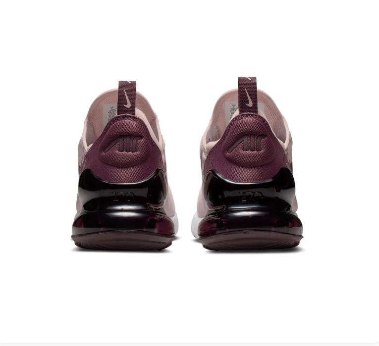 Nike Air Max 270 Blush Pink & Burgundy Sneakers