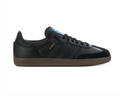 adidas Samba Black Sneakers with Tonal Stripes & Dark Gum Sole