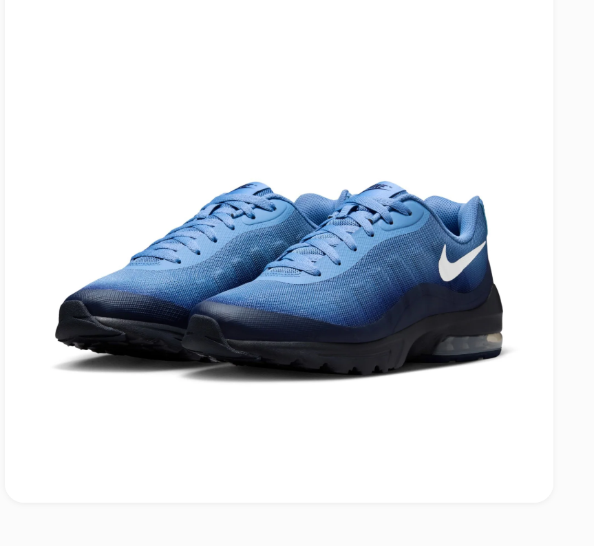 Nike Air Max Blue Gradient & Black Sneakers