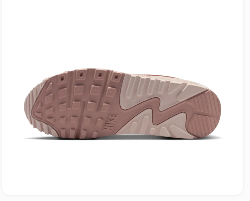 Nike Air Max 90 White & Dusty Rose Sneakers