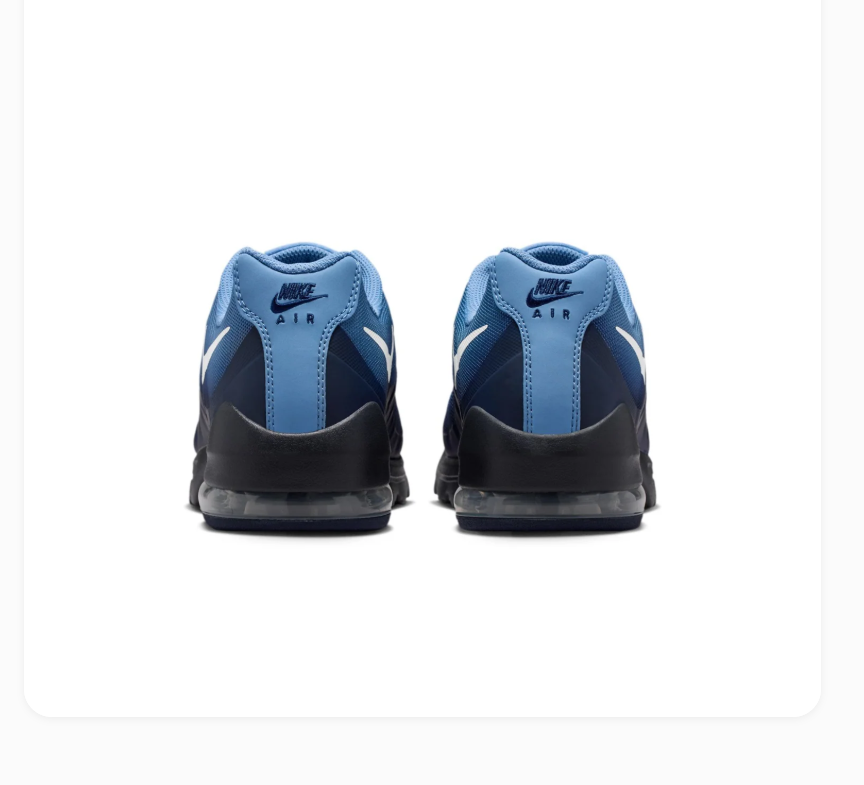 Nike Air Max Blue Gradient & Black Sneakers