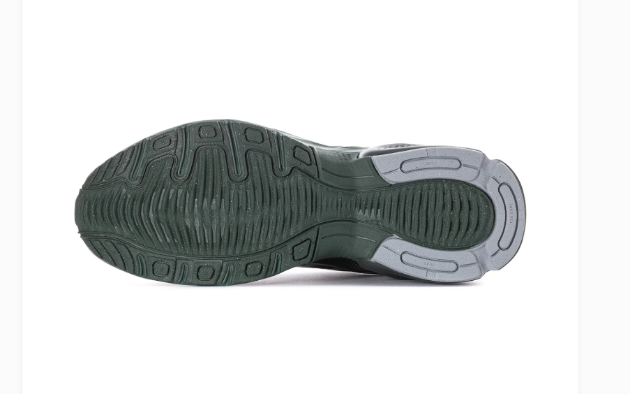 Nike Air Max Dark Green & Black Sneakers with Silver Swoosh