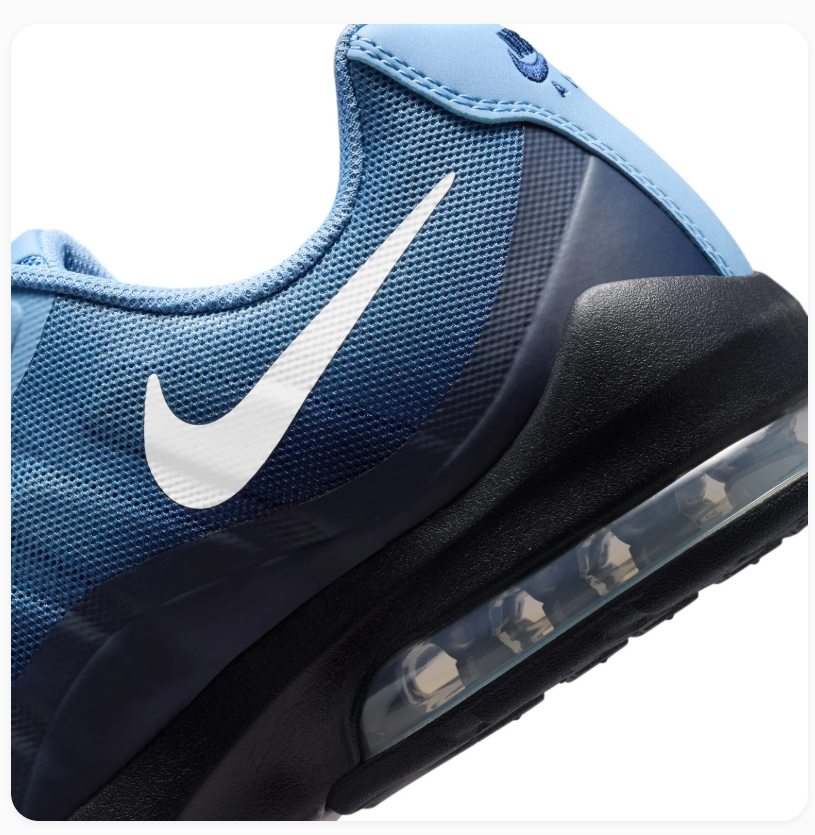 Nike Air Max Blue Gradient & Black Sneakers