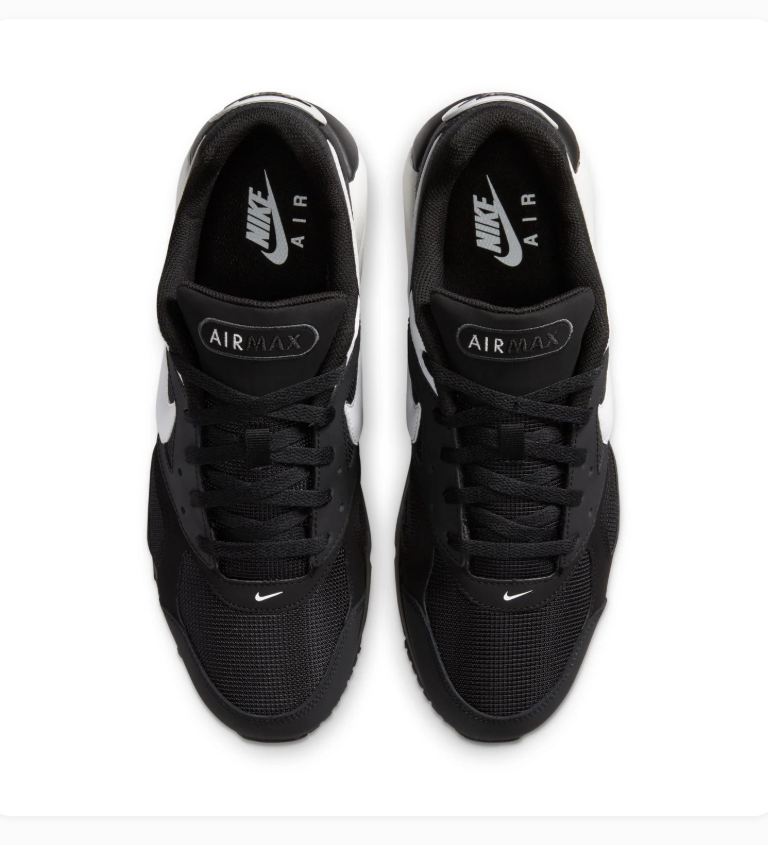 Nike Air Max Black & White Low-Top Sneakers