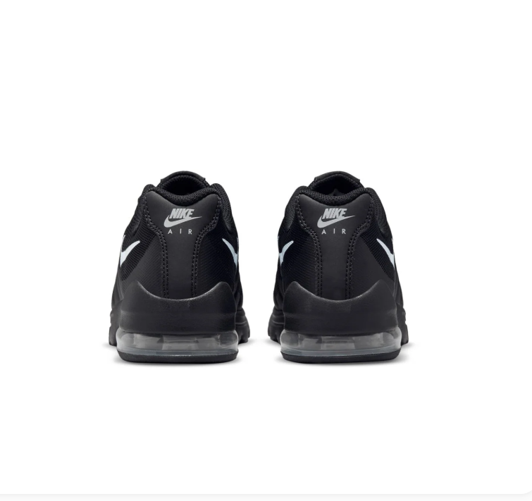 Nike Air Max Black Mesh Sneakers with Light Grey Swoosh