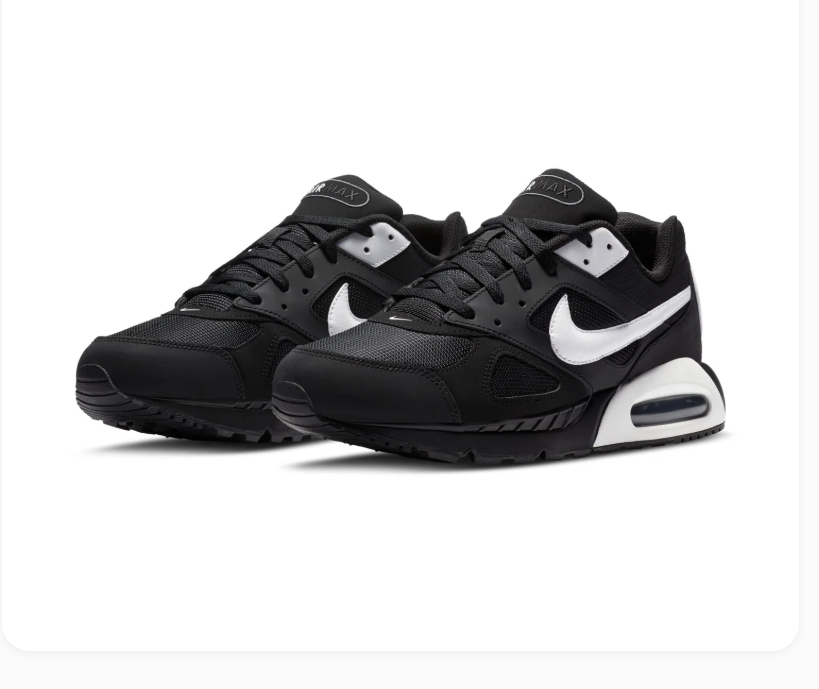 Nike Air Max Black & White Low-Top Sneakers