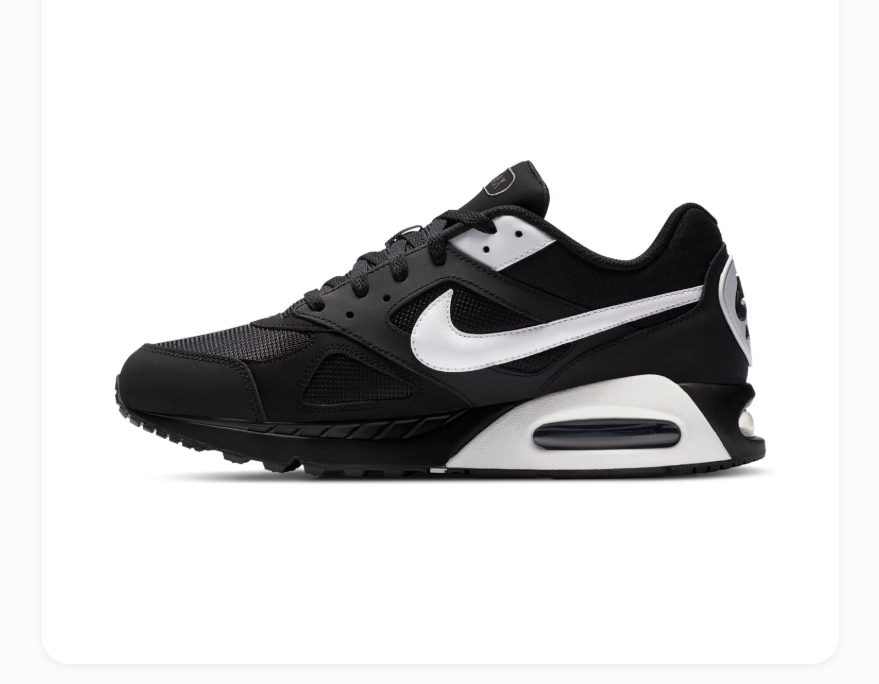 Nike Air Max Black & White Low-Top Sneakers