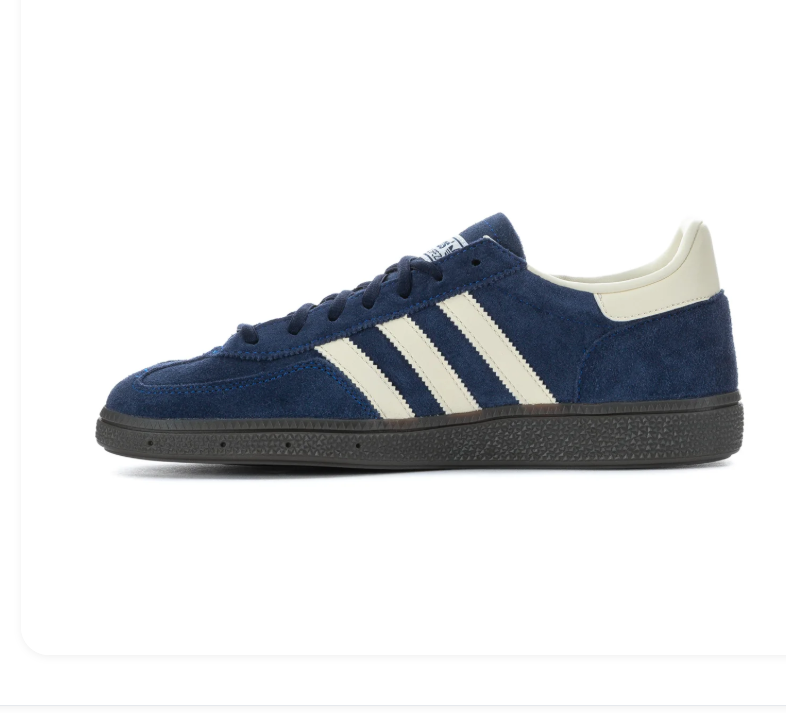 adidas Handball Spezial Navy & Cream Sneakers with Dark Grey Sole