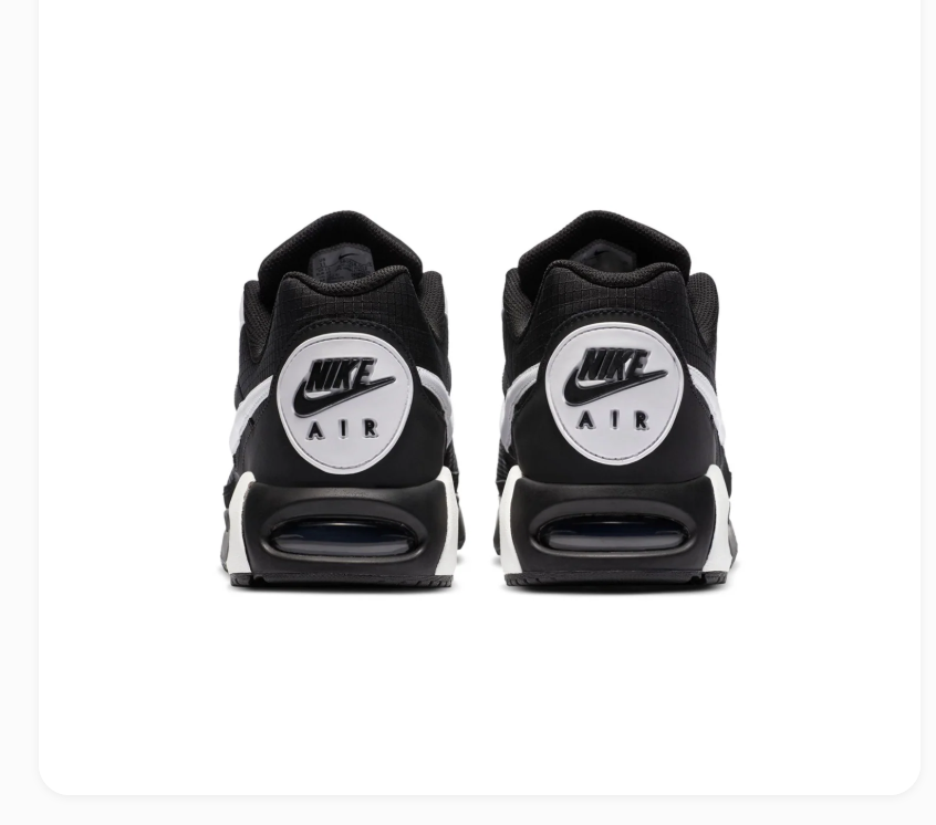 Nike Air Max Black & White Low-Top Sneakers