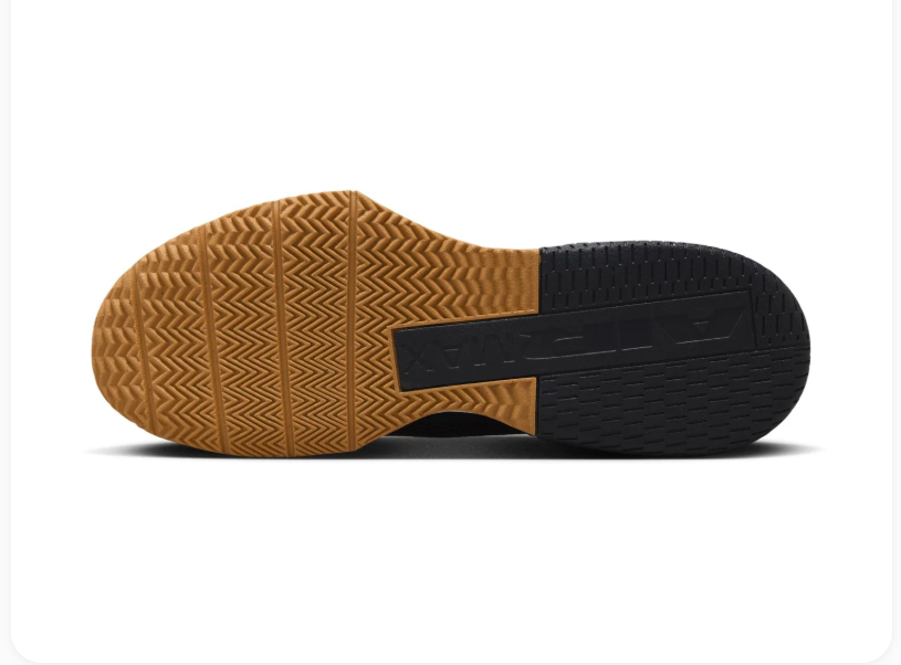 Nike Air Max Black & Gold Mesh Sneakers with Gum Outsole
