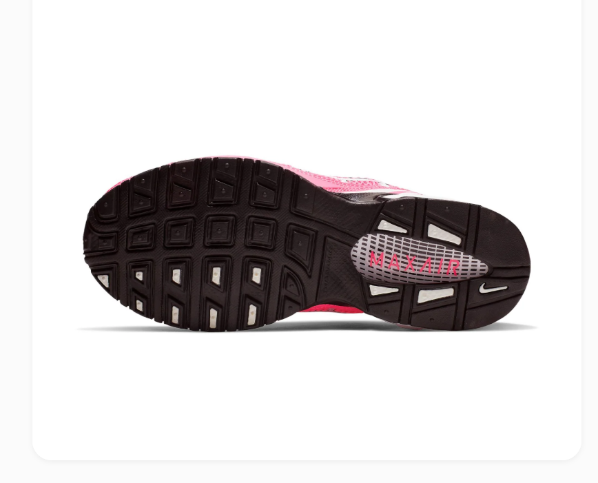 Nike Air Max Torch 4 Hot Pink & Black Sneakers with Silver Swoosh